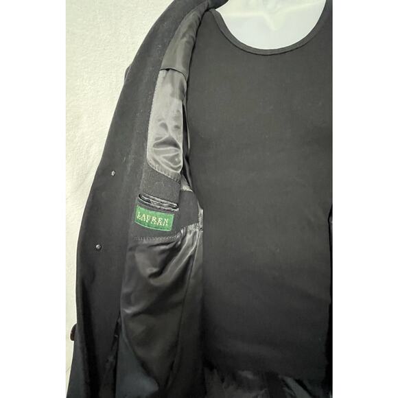 RALPH LAUREN Sz 46 R 100% Cashmere Overcoat Topcoat 3 Button Lapel - Picture 10 of 11